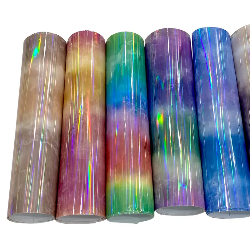 Thickness 0.4mm  Printed Iridescent Opaque TPU Film Sheet for Make Present Paper Bags TPU film