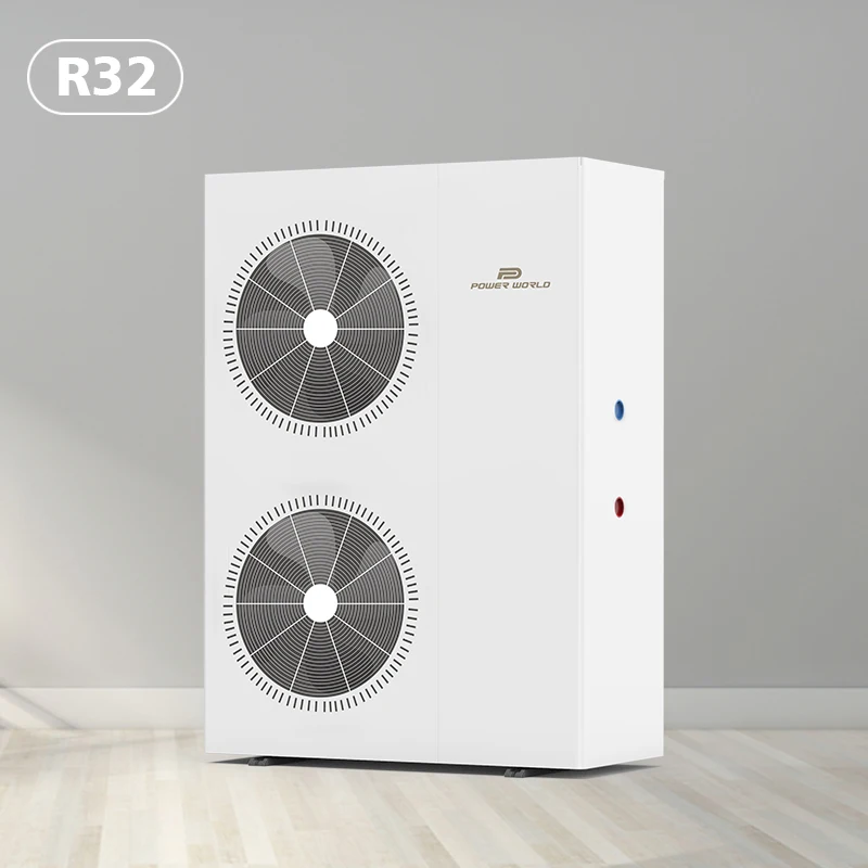 A     высокотемпературный тепловой насос R32 низкой температуры от воздуха к воде evi для горячей воды моноблочный инверторный