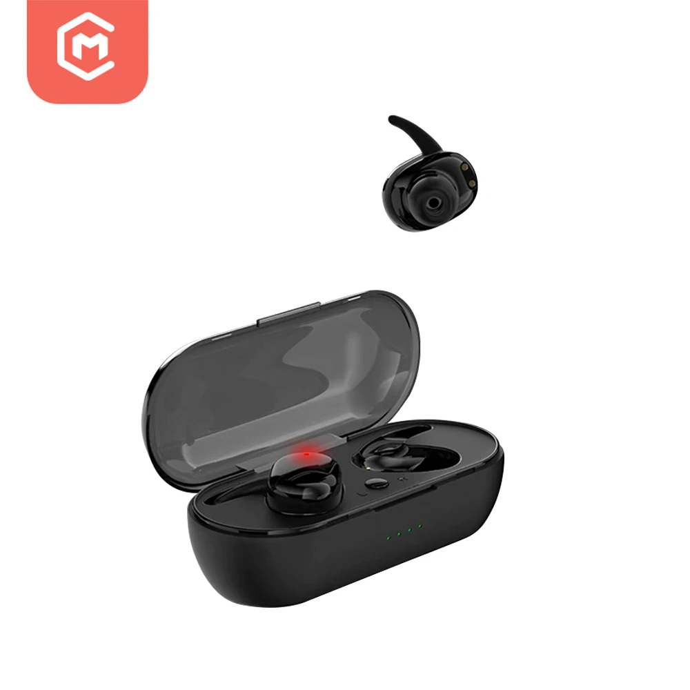 Led Light Tws Hifi Headphone Sport Earphone Headset Mini Tws 5.0 Wireless Earbuds With Charging Box
