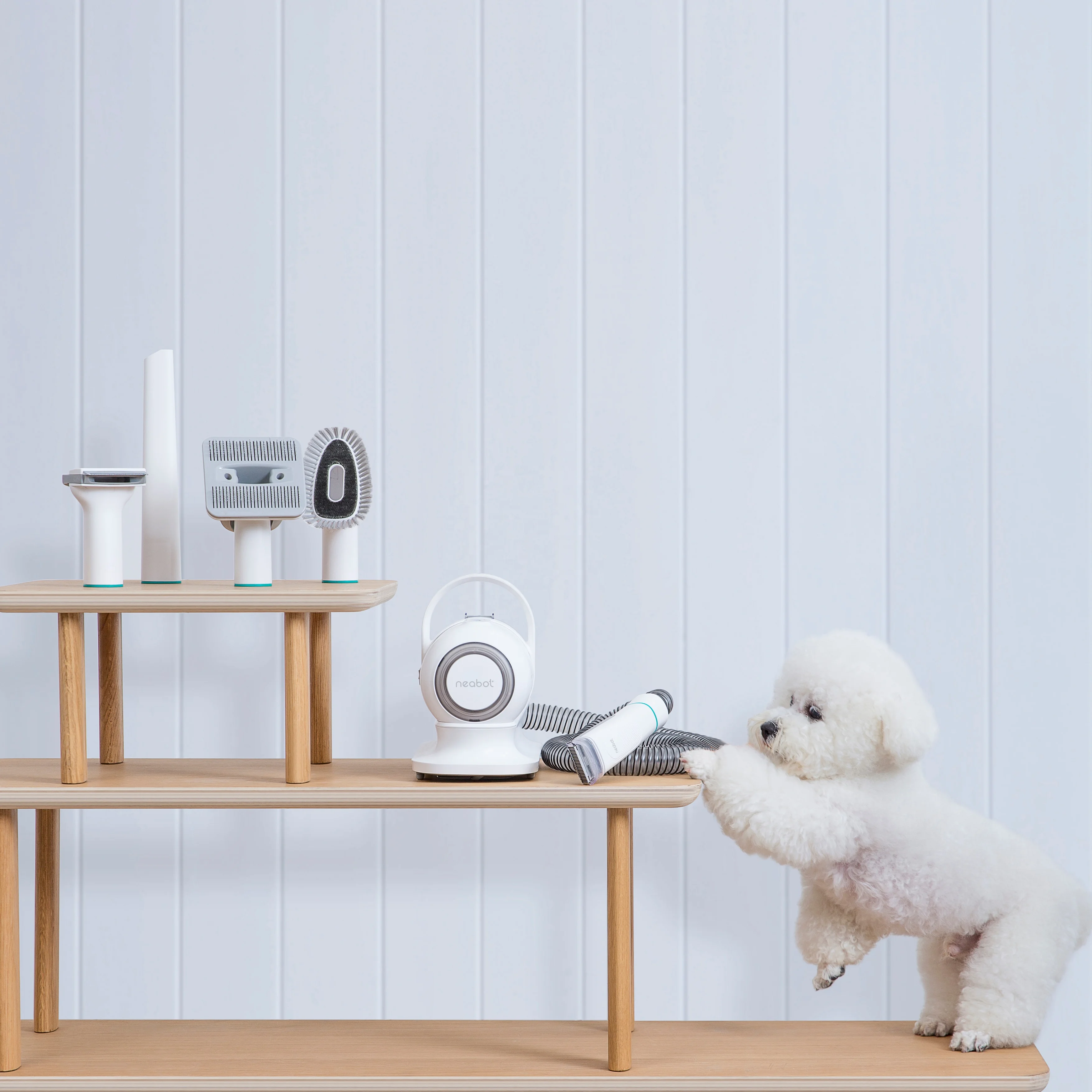 Neabot P1 Pro 2021 лучший комплект для домашних питомцев и жениха пылесос с набором щеток для жениха T-shade для шерсти домашних животных