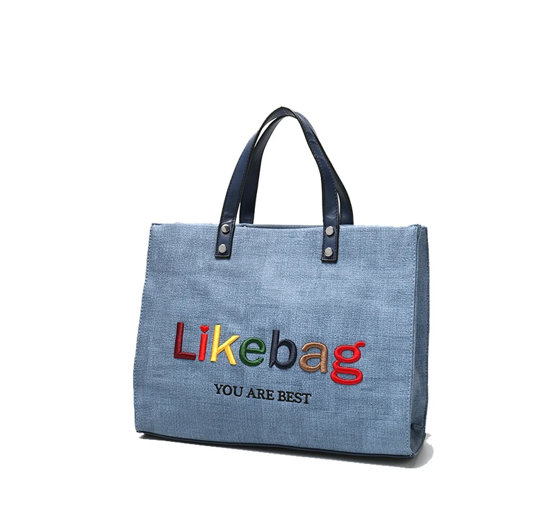 
2020 Fashion High Quality Original blue pu leather women latest ladies Handbags 