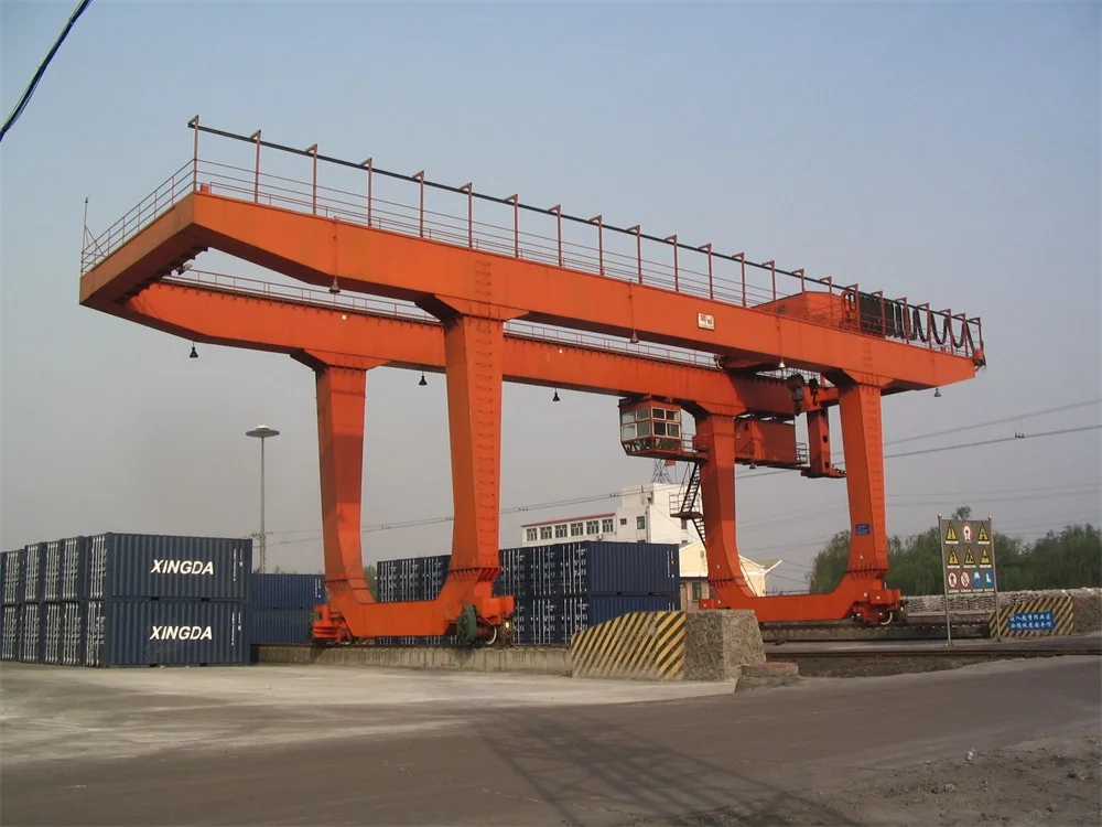 Kaiyuan 5 ton 80 ton 100ton Electric Wireless Remote Control Single/Double Beam Gantry Crane