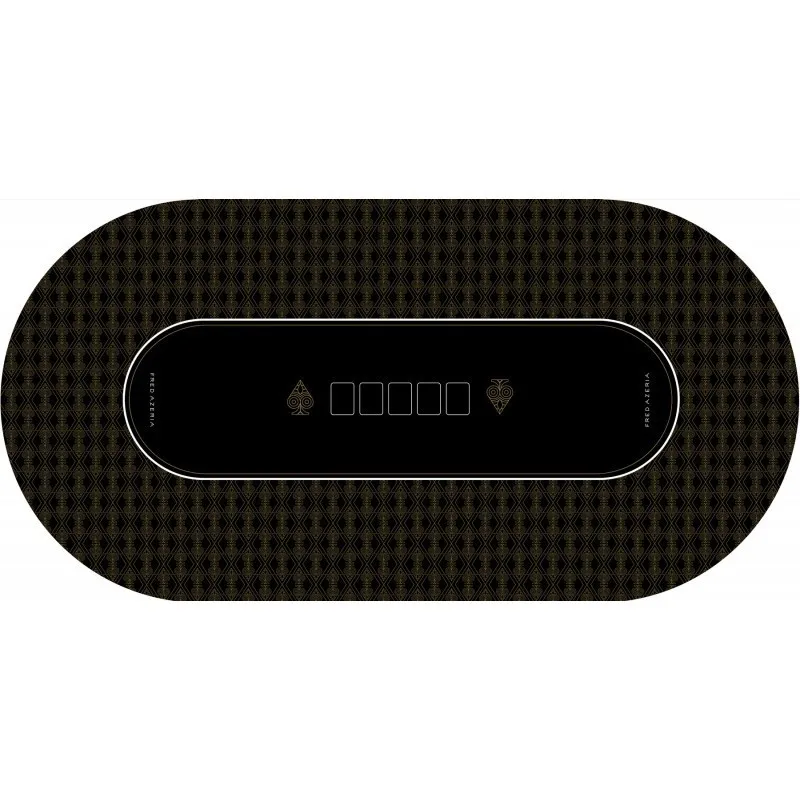 Waterproof Non Slip Neoprene Natural Rubber Custom Printing Game Poker Mat 180*90