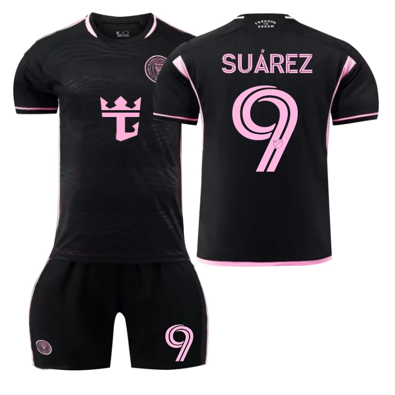 24/25 Soccer Shirt Name Number Inter Miami Jersey Messi Import Football Kits From China Mens Football Kit Soccer Jerseys