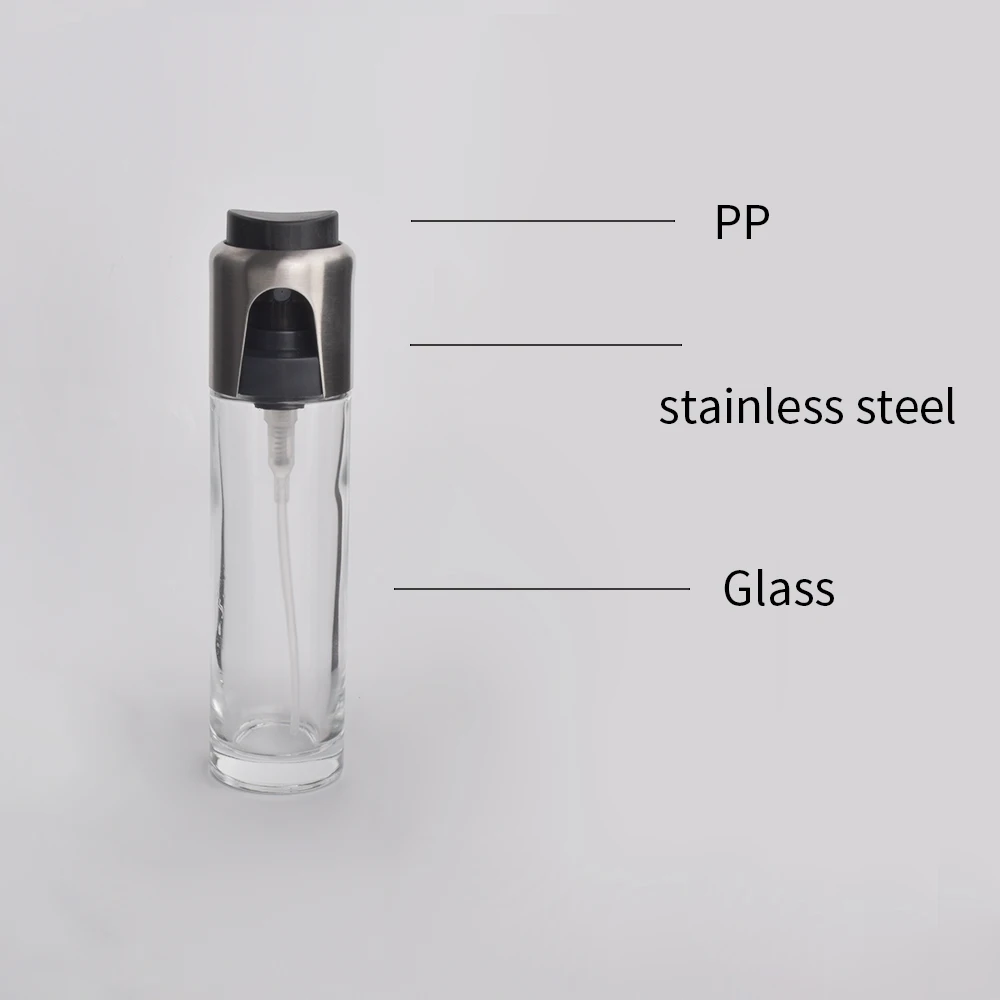 premium kitchen tool metal spray oil bottle household cooking oil sprayer for cooking dispenser