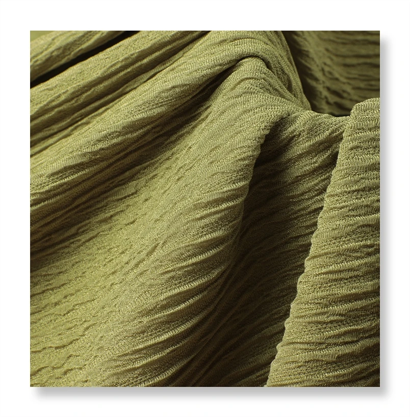 Заводская оптовая продажа без MOQ Полиэстер Спандекс Трикотажная креповая ткань в наличии