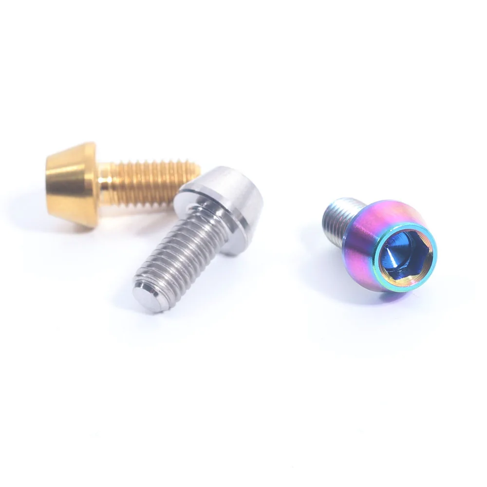 Alloy Steel Screw Titanium Colorful M2 M3 M5 Medical Tapered Socket Cap Titanium Screw For Bicycle