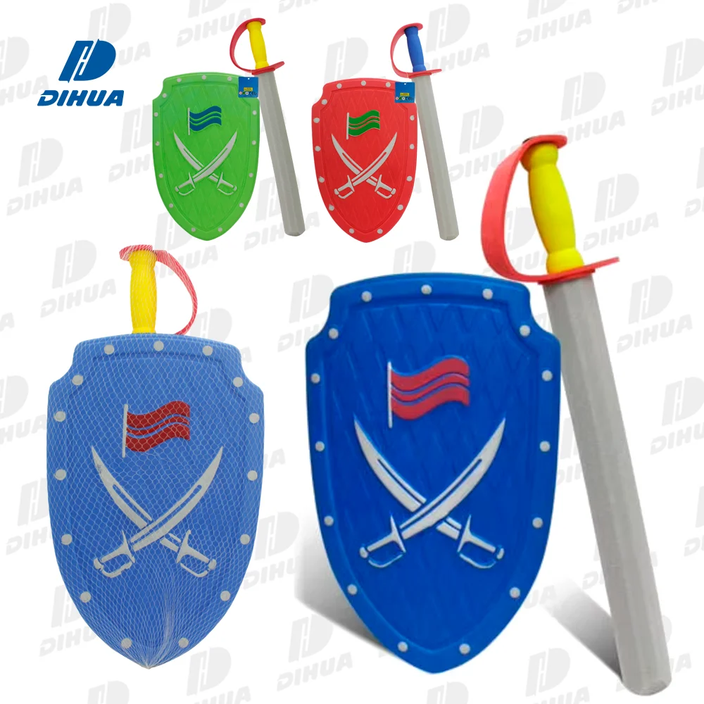 57cm Foam Shield and Sword Toy Set for Exciting Role Play Adventures Perfect for Kids Dress Up Parties and Themed Events
