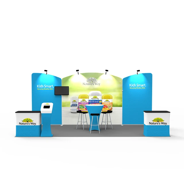 Hot Sales Custom Portable Modular Trade Show Display Booth Stand Mobile Event Exhibition Booth For Tradeshow