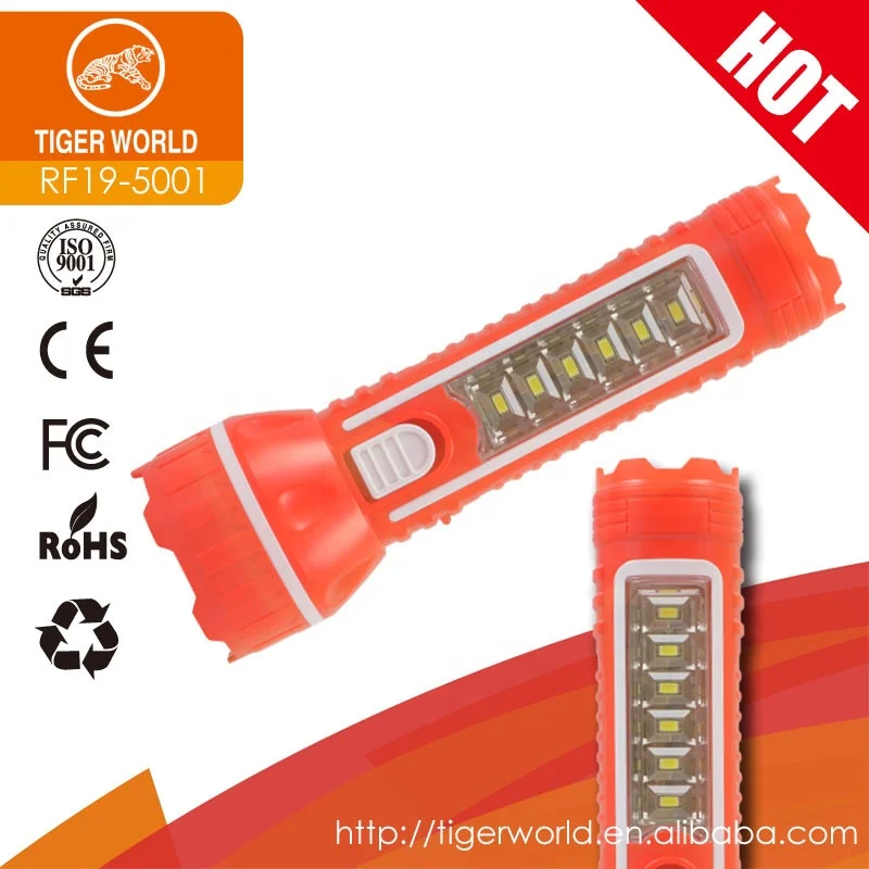 Tiger World RF18 led torch light high brightness powerful flashlight light for wholesale