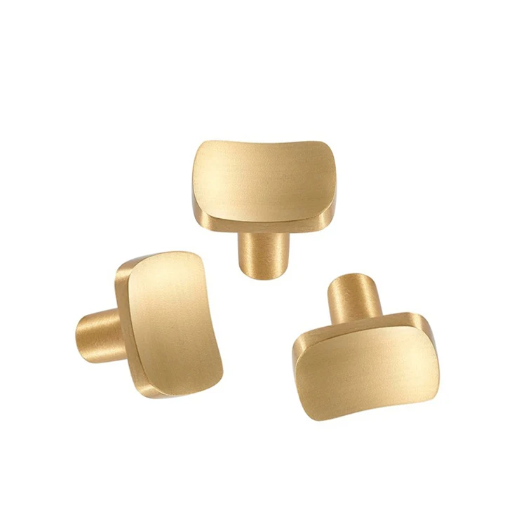 Professional luxury Copper Machining Customized Brass Furniture Cupboard Handle Pull Brass Handle