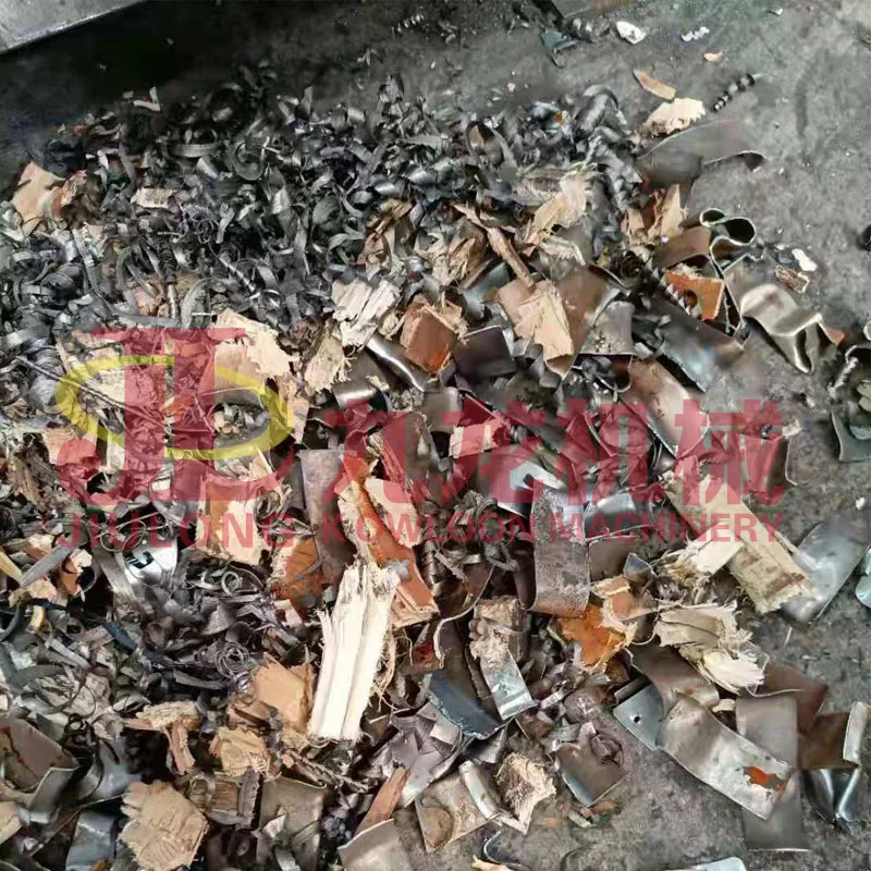 Steel waste shredding machine mini scrap metal small industrial shredder