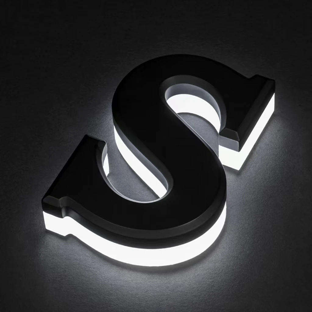 Customized 3D Channel Letters Sign Led Illuminated Sign for  Business Logo Sign