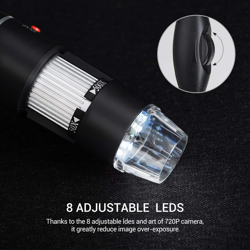 USB Digital Microscope camera Endoscope Magnifier Video & Camera u500X u800X u1000X digital microscope