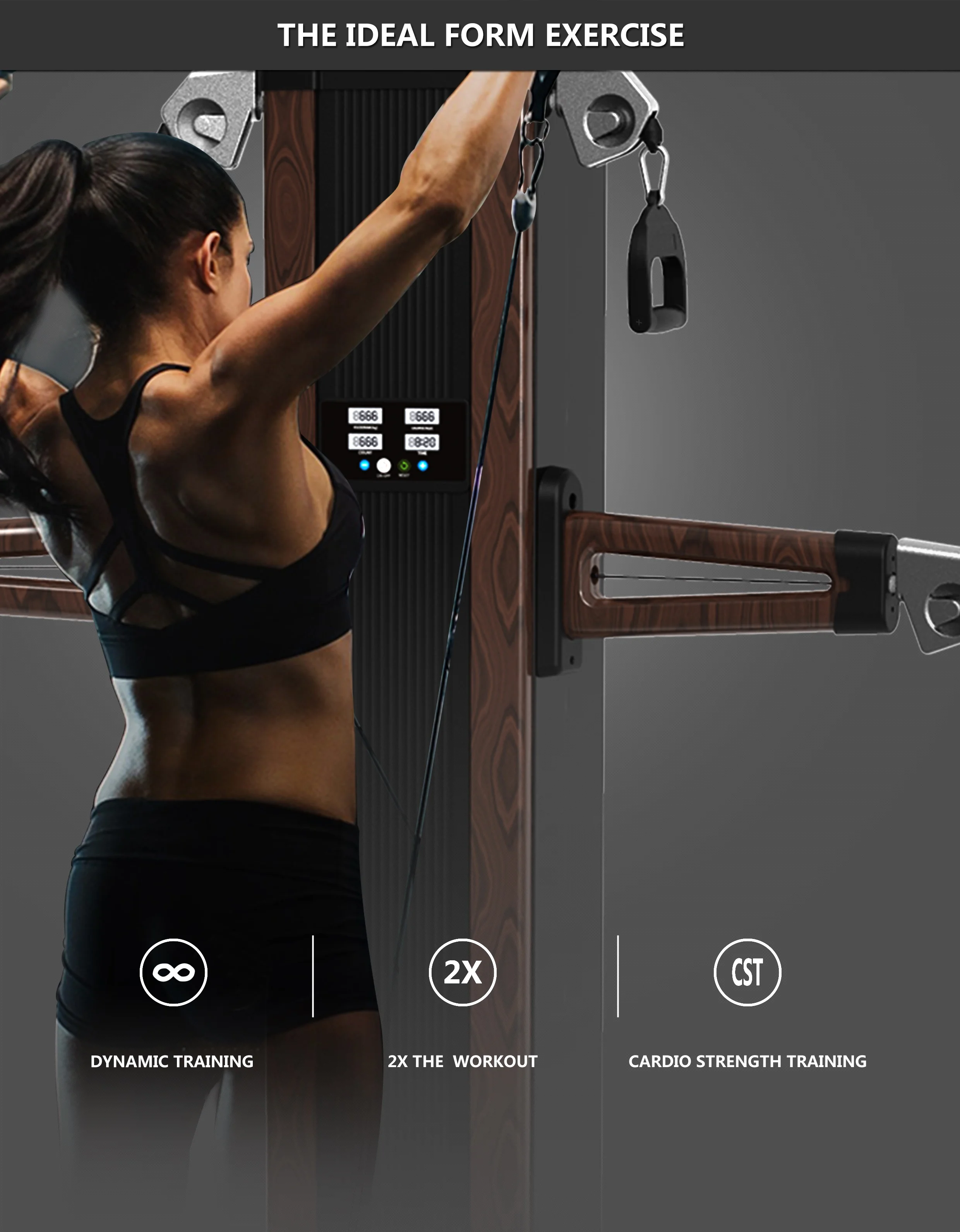  Land Fitness новый дизайн комбинированный тренажер для коммерческого
