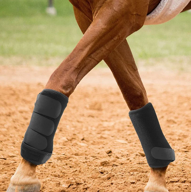Lightweight Neoprene Adjustable Tendon Tissue Horse Legs Support Bandage Knee Wrap Sleeve
