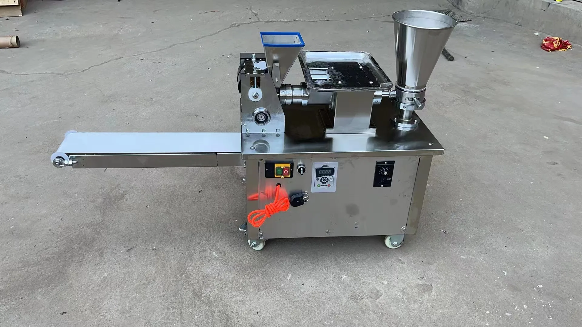 LEMON MECH  Automatic Food Processing Equipment Spring Roll Curry Puff Dumpling Making Machine