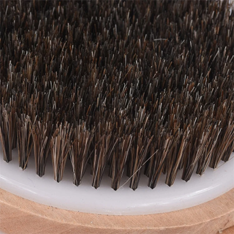 
Wholesale natural tampico fiber wooden scrubber body brush 