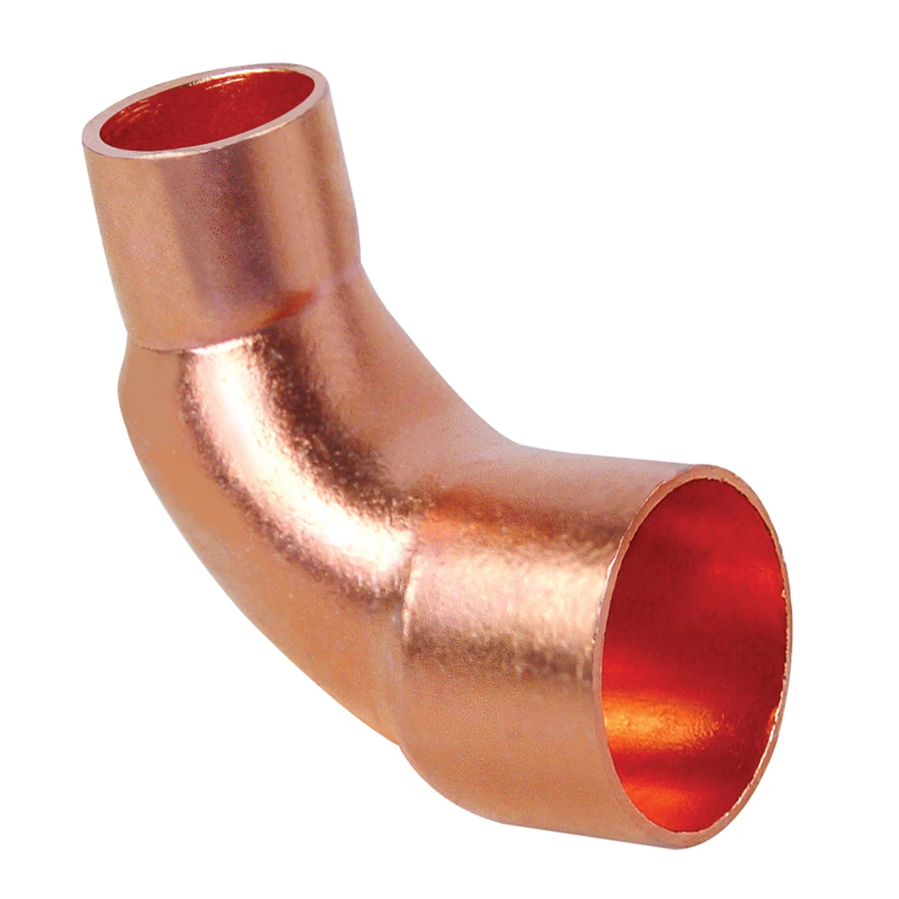 1/2 copper reducing elbow 90 degree HVAC welding connecting copper pipe fittings