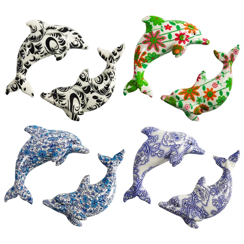 Coastal-Themed Fridge Hawaii Magnet featuring Whimsical Dolphin for Collectible Souvenirs