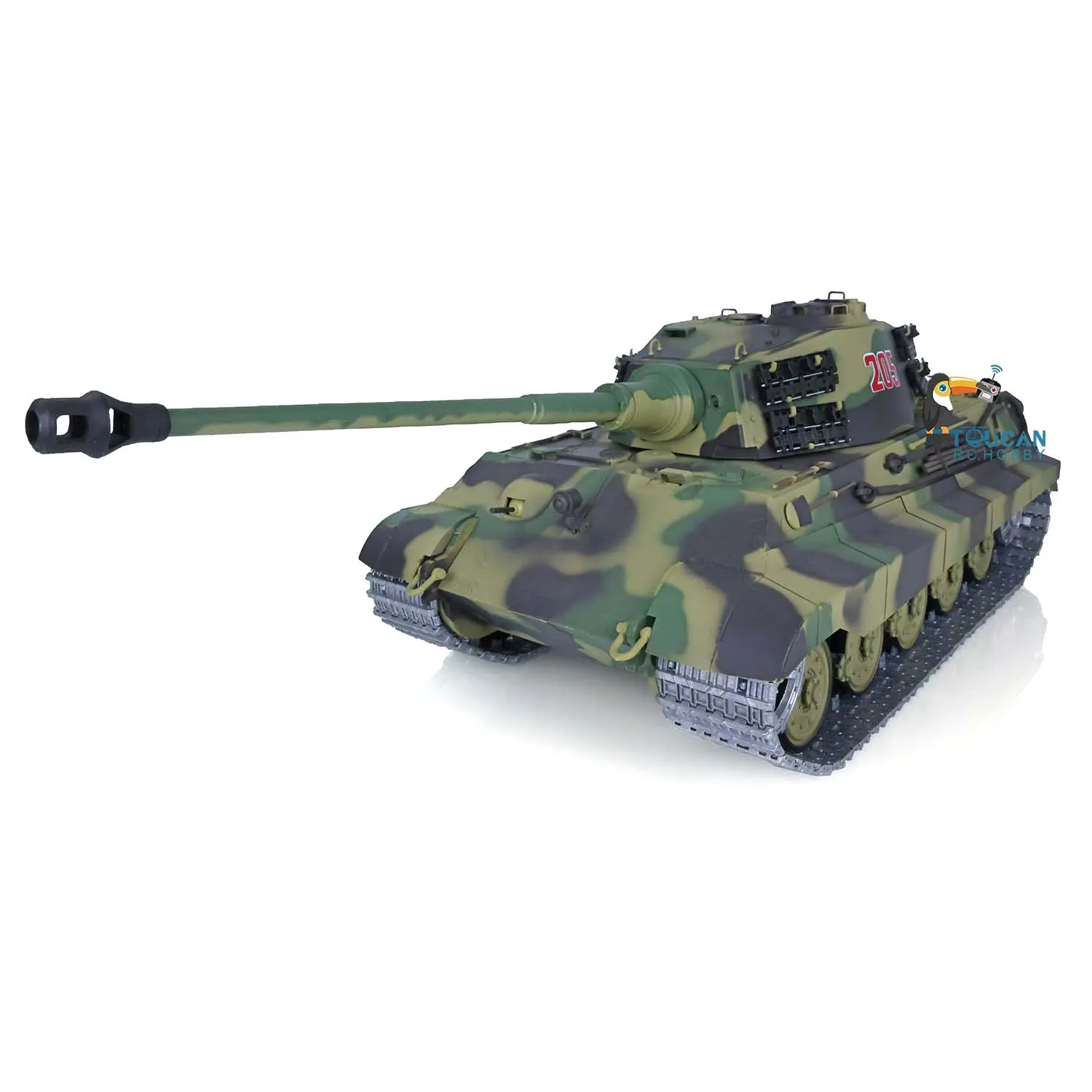 1/16 7 0 Модернизированный немецкий танк King Tiger RTR RC 3888A 2 4 г