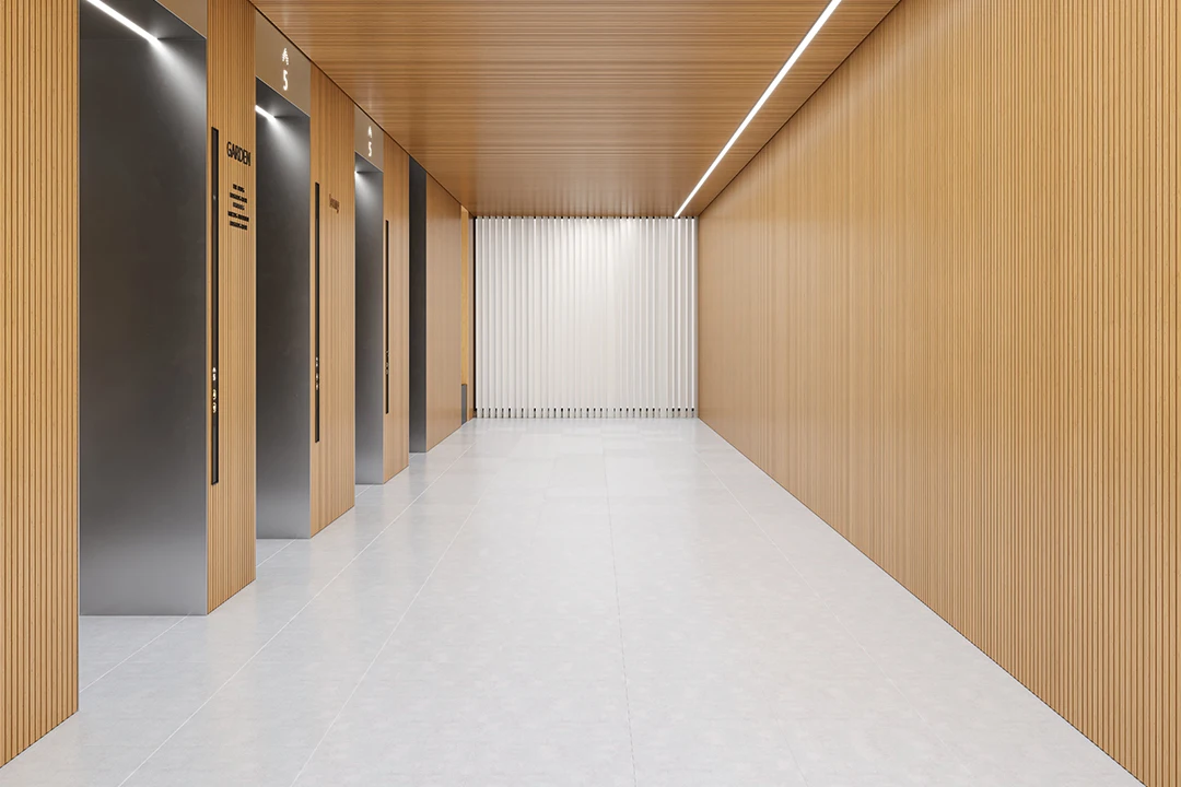 Bamboo perforated acoustic wall panels Honeycomb sound proof wood wall panels panneaux muraux insonoriss