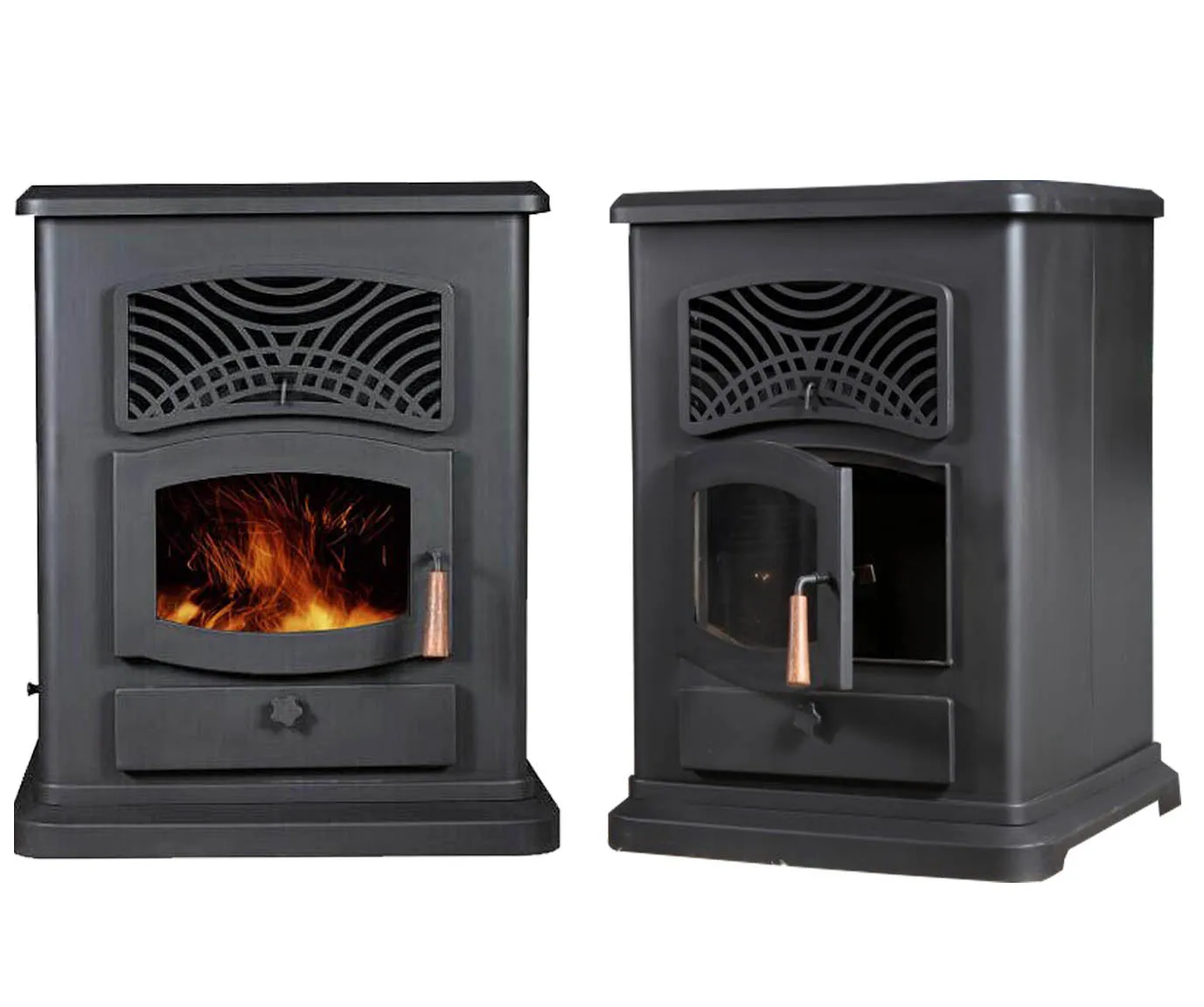 Indoor Freestanding China Biomass Wood Pellet Stove Fireplace Fire Heaters  Room Burner Heater for Home Use
