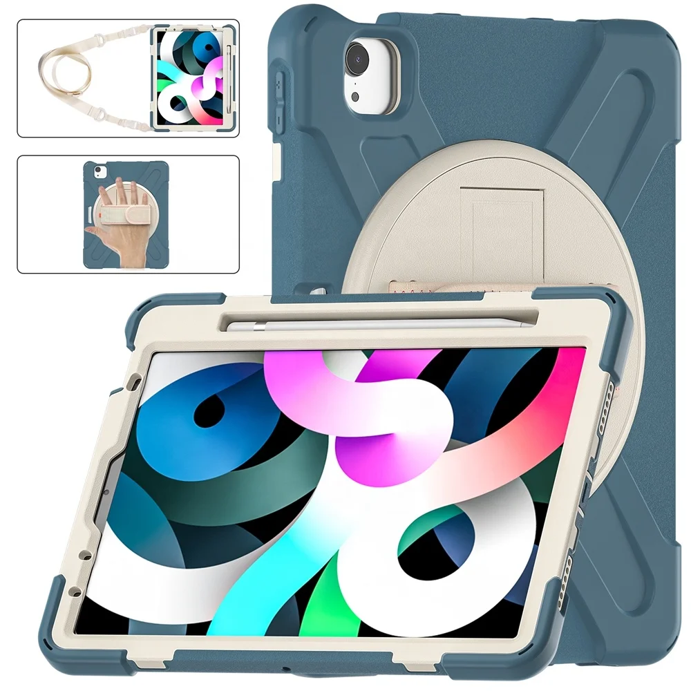 
Hot sale morandi series with magnetic pen slot case customized i pad mini pro 11 10.2 12.9 2021 silica gel tablet case For ipad 