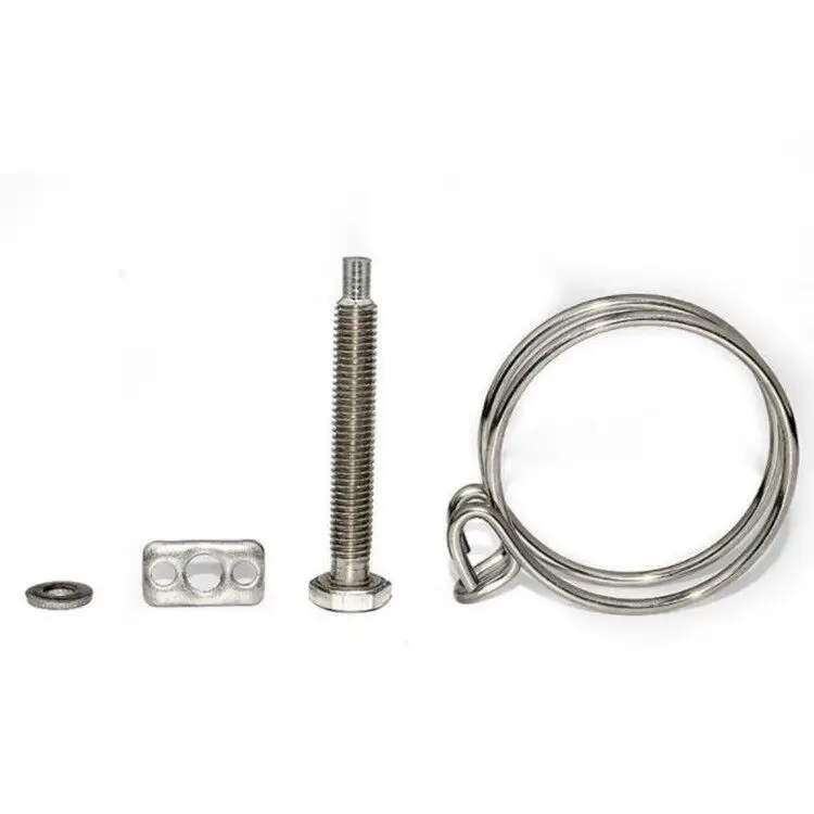  Пружинный стальной трубчатый зажим