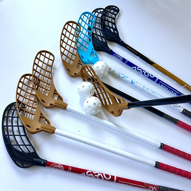 Outdoor Casual Ice Hockey Stick Floorball Field Hockey Sticks Team Sports High Quality Carbon Fiber IFF Floorball Stick