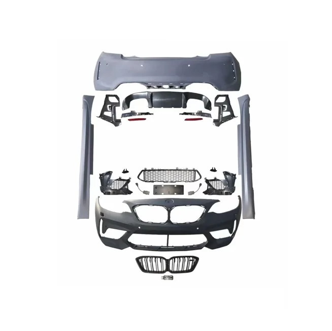 car Facelift conversion Bumper For BMW 2 series F22 Upgrade To M2c Style Bodykit