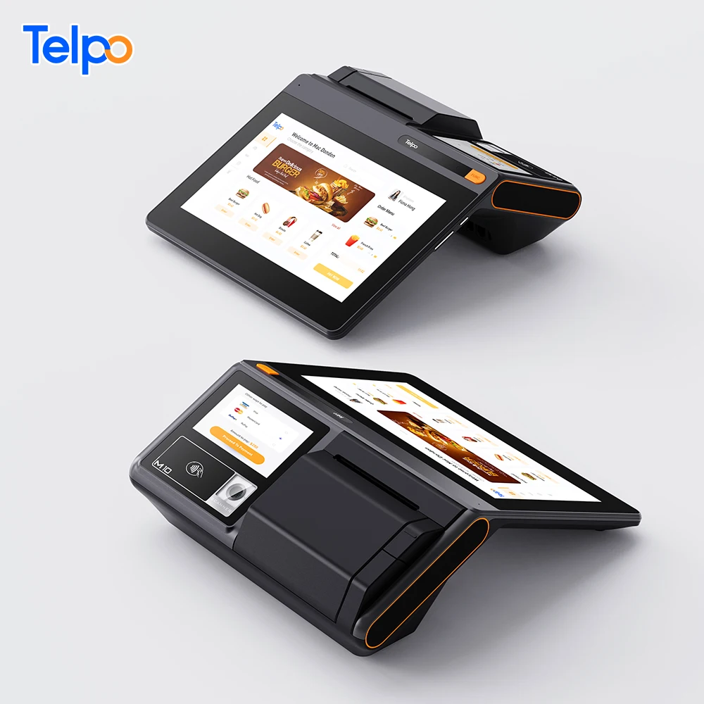 Telpo M10 настольная Розничная точка продажи оборудования nfc dual screen android pos systems