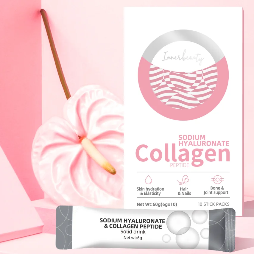 Skin Care Drinking Collagen Manufacturers Free Sample of Beauty Products Collagen Peptide Powder with Vitamin C