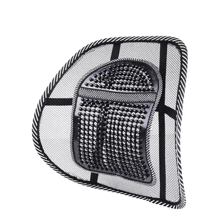 Summer Massage Lumbar Support Mesh Seat Back Support Chair Cushion For Car And Office