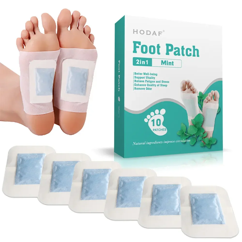 Прохладный мятный патч для ног Вегетарианская Лаванда 2-в-1 подушечки для ног китайская Лаванда 2-в-1 патч для ног
