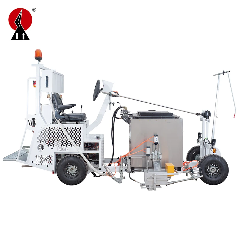 LXD-618 Hydraulic drive thermoplastic automatic stripe marking machine for road pavement machine