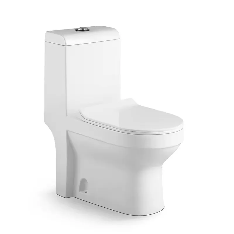 White Color Wc Bathroom Sanitary Ware Washdown One Piece Ceramics Toilet