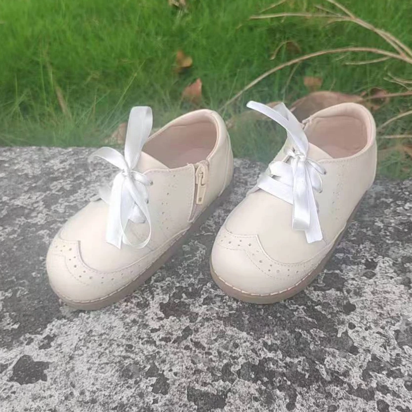 Style White Casual Shoes Kids Boys School Shoes Action Leather School Shoes Wholesale Fashion Little Gentlemen S Business Summer
