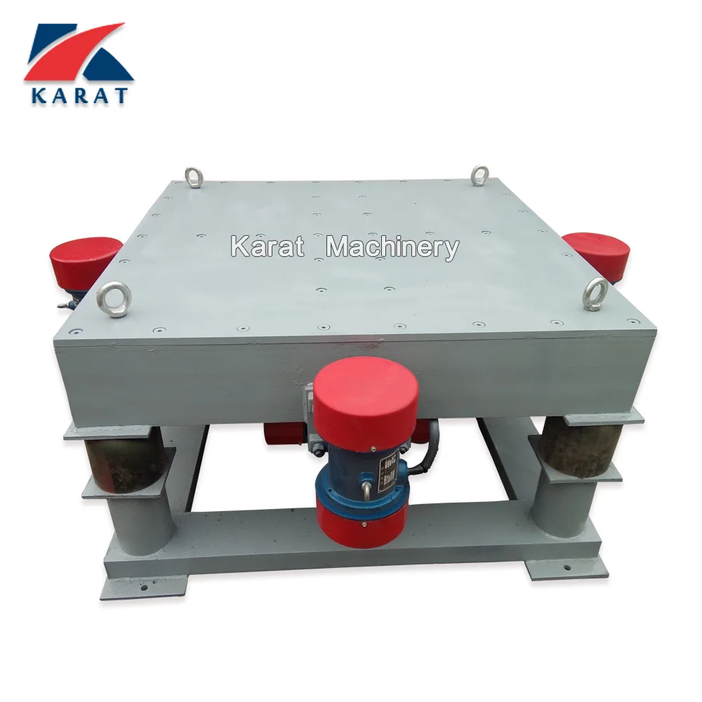Industrial resin bonded sand moulding small shaker vibrating table