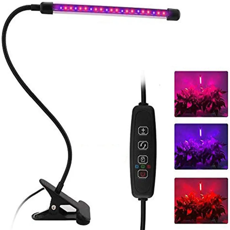 Spot plant lamp full spectrum clip type succulent color cycle timing LED dimming red and blue light succulent fill light