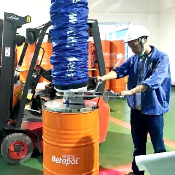 China manufacturer 25kg 50kg Vacuum tube lifter for paint barrel lifting device