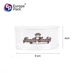 New fashion plastic cute 125ml clear mini cup cake container from guangdong