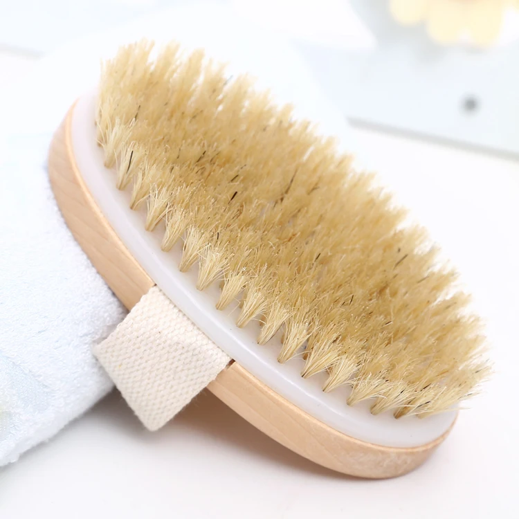 Dry Eco Natural  exfoliating Body Brushes Wooden Wash bath scrub Bathroom scrubber itembeauty clean Bath brush