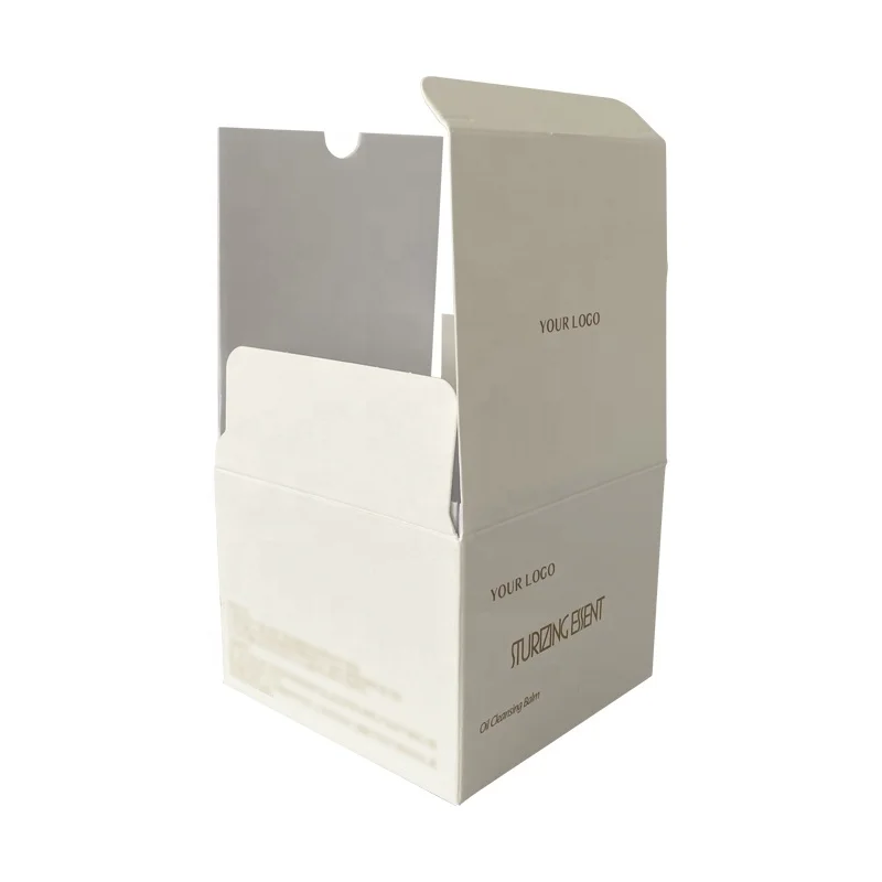 Face Cream/Skin Care Serum Empty Flip Top Paper Box Cosmetic Eye Cream Packing Tuck Top Box with Corrugated Insert Diffuser Box
