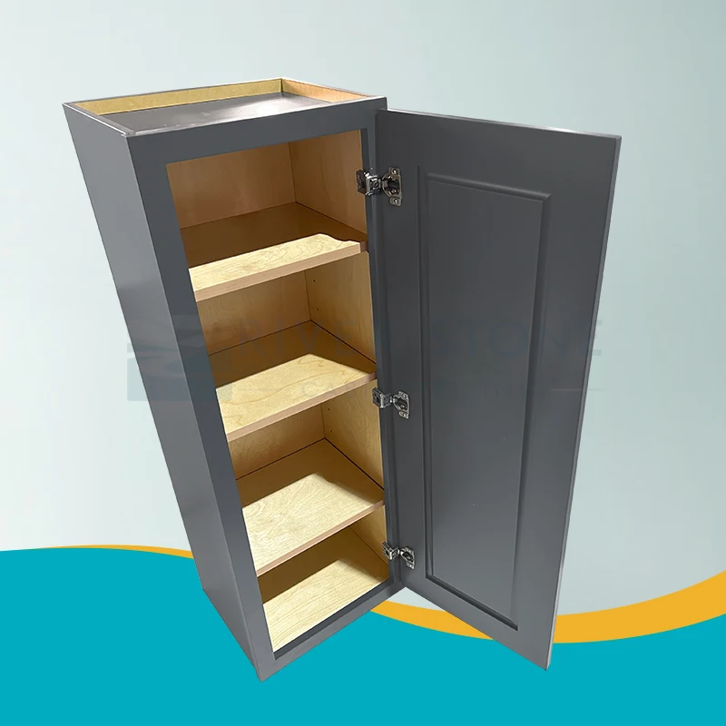 Direct Factory Supply Wholesale Retail RTA American Style All Wood White Gray Shaker Cabinets For Kitchen And Bathroom Vanity