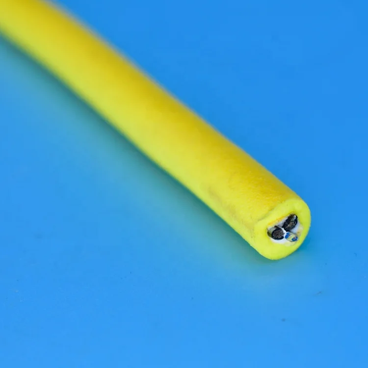 Neutrally buoyant tether ROV underwater drone cable