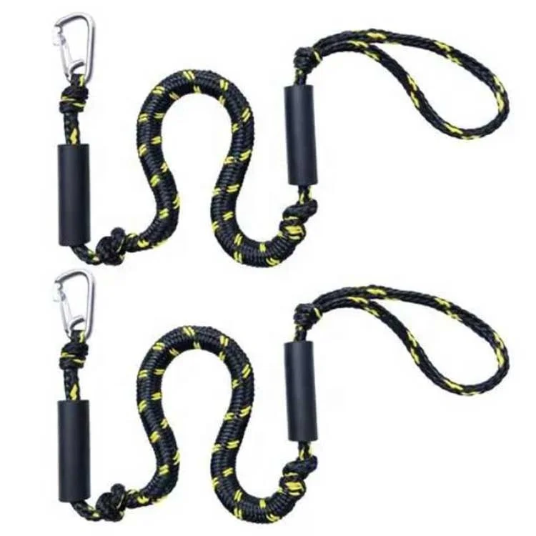 High quality PE PP Bungee Dock Line WITH HOOK