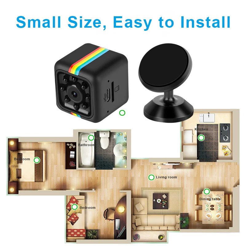 Hot Sale SQ11 Mini Camera HD 1080P Wireless Security Hidden Camera Night Vision Camcorder Motion DVR Micro Camera Sport DV Video