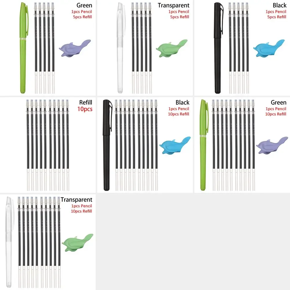 2 Pens 20 Refills 2 Grips Magic Pens Reusable Magic Practice Copybook Invisible Inks for Drawing Pen Books