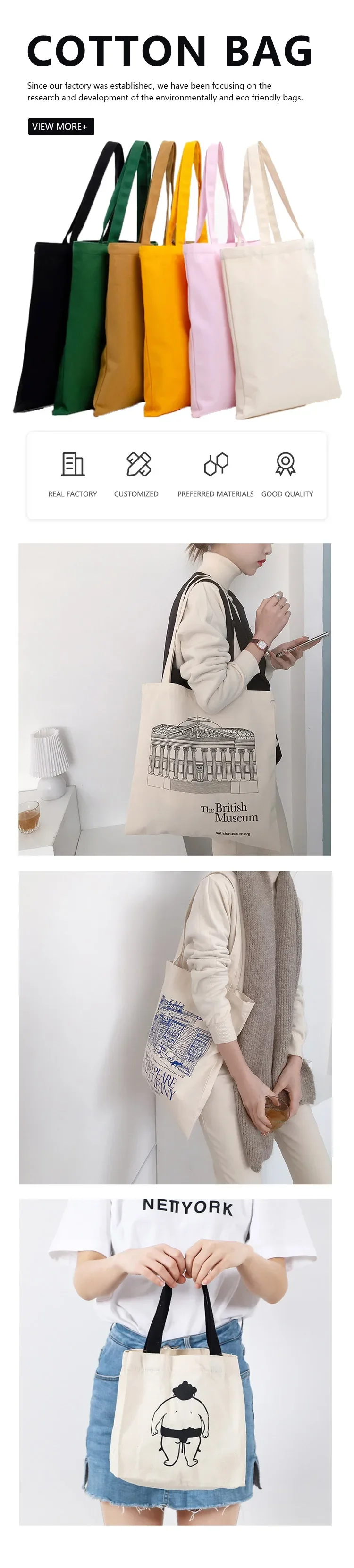cotton promotional bags